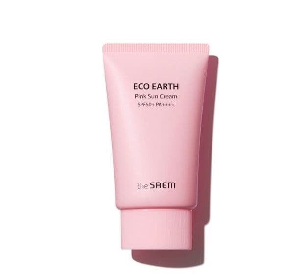 Kem Chống Nắng The Saem Eco Earth Pink Sun Cream EX